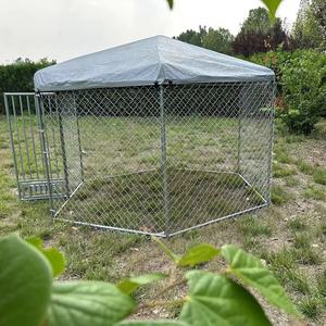 Romanzo cane all'aperto sport esagonale gabbia di ferro Pet casa con caratteristiche sostenibili prezzo competitivo - Product Image 2