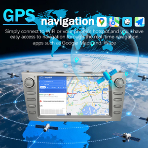 Estéreo para Auto Android de 9 Pulgadas para Toyota Camry (2006-2012), con CarPlay Inalámbrico y Android Auto, Navegación GPS, Unidad Principal Multimedia con Bluetooth - Product Image 4