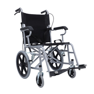 Lightweight Manual Wheelchair Aluminum Alloy Foldable Portable For Elderly And Hospitals - Product Image 1