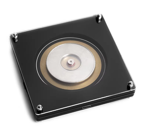 Autocollant de protection EMF à énergie scalaire ABS jaune en gros, puce anti-radiation à onde Schumann 7,83 Hz, impression personnalisée, marque privée - Product Image 2