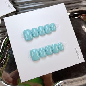 Set di 10 Unghie Finte di Alta Qualità, Colore Solido, Flessibili e Facili da Applicare, Unghie Artificiali Fatte a Mano per le Dita - Product Image 5