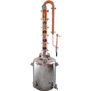 Destilación <span class=keywords><strong>de</strong></span> <span class=keywords><strong>alcohol</strong></span> <span class=keywords><strong>industrial</strong></span> todavía Acero inoxidable Cobre Burbuja Placa Columna Sección Tapa - Product Image 3