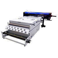 Imprimante DTF Audley haute vitesse avec 8 têtes d'impression I3200 Machine d'impression personnalisée multicolore pour t-shirt et jean 120cm