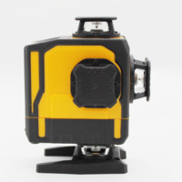 TG807L niveau laser faisceau vert croix laser 16 lignes auto-nivelant 4d auto rotatif construction nivel niveau laser Fenêtre tournée