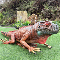 Animatronic Chamaeleonidae Animaux Réaliste Chamaeleonidae Statue Personnalisée