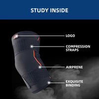 Nouvelle Bande de Soutien du Coude à Double Compression en Tissu Respirant et Très Élastique pour Adultes, Protection et Maintien pour le Fitness, Fabrication Chinoise