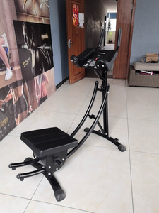 家庭用多機能弾性調整可能スチールAbコースター自動フィットネスワークアウトクランチ腹部エクササイズマシン - Product Image 2