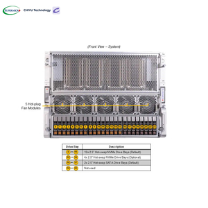 Supermicro như 8125gs-tnhr 8U GPU Máy chủ hỗ trợ hgx H100/H200 8gpus với nvswitch 24 DIMM khe cắm Rack-Gắn trong kho - Product Image 5