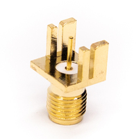 Connecteur coaxial SMA droit pour montage sur bord de circuit imprimé 50 ohms