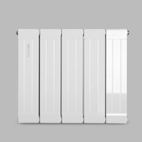 Radiateur mural industriel rectangulaire, personnalisable avec couvercle à clips multi-trous, plage de longueur de 300 à 1800 mm