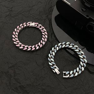 Pulsera de Eslabones de Acero Inoxidable de 11 mm, Ajustable, Resistente al Agua, Estilo Cubano, Unisex, Elegante - Product Image 1