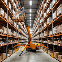 Mini-grue araignée compacte de 5 tonnes avec rotation à 360 degrés pour les parkings souterrains et les espaces à plafond bas