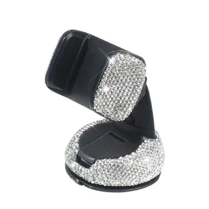 Bling Car Dashboard Air Vent Phone Mount Dashboard Cell Phone Holder Diamond Suction Cup Phone Holder Car interior accessories