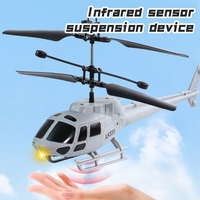 LONGXI Rc clear Aircraft Remote Control Helicopter Model Plane Aircraft Rc Plane Flying Mini Drone with Light Plastic Toys