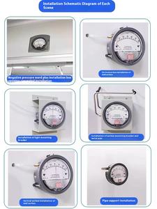 100mm Breeding Barômetro de Pressão Negativa 3060Pa Indicador de Pressão Ar Sala Limpa com Ponteiro Tipo de Aplicação de Gás - Product Image 3