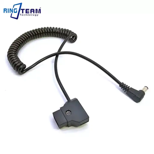 D-TAP tipo B maschio a corrente 5.5*2.5mm cavo a spirale dritto BMPCC alimentatore V-Mount D-tap a DC Anton B-type porta BMPCC 4K - Product Image 6