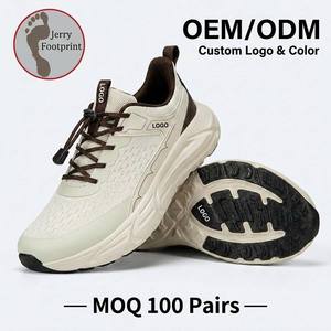 Zapatillas Casuales Transpirables con Amortiguación de EVA, Ancho Amplio, Aptas para Juanetes, con Cordones, Logotipo Personalizado ODM, para Hombre y Mujer, MOQ Bajo de 100 Pares - Product Image 1