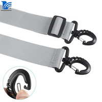 Sangle de transport pour bottes de ski et de snowboard, écologique, durable, taille réglable, noir et blanc, logo personnalisé