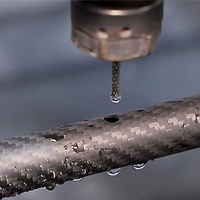 Vente directe usine – Tube en fibre de carbone personnalisable avec surface sergé 3K, diamètre 5-100 mm, couleurs sur mesure – Haute résistance
