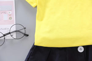 <span class=keywords><strong>Boutique</strong></span> <span class=keywords><strong>en</strong></span> gros Tops pour filles Jupe courte d'été <span class=keywords><strong>en</strong></span> coton avec bande dessinée Costume de sport pour enfants - Product Image 3