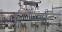 Machine de remplissage liquide multifonctionnelle verticale pour ligne de production, petit format