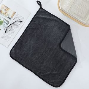 Toalla de Microfibra de Secado Rápido, Tejida, Rectangular, de Color Sólido, para Secar el Automóvil, para Detallado Automotriz y Uso Doméstico, Lavable a Máquina/Manual - Product Image 4