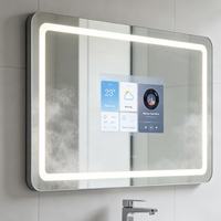 Miroir d'entraînement interactif mural personnalisé, Full HD, écran tactile, WiFi, commande vocale, étanche IP44, LED