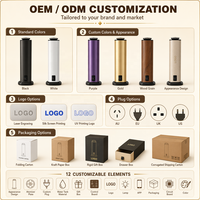 Diffuseur de parfum intelligent, nébuliseur d'arômes, système de parfum pour couloir d'hôtel, haute pression, atomisation à deux fluides, contrôle Bluetooth
