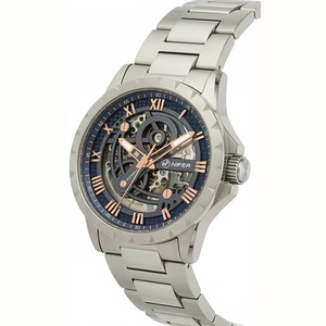 <span class=keywords><strong>Montre</strong></span> <span class=keywords><strong>mécanique</strong></span> classique à <span class=keywords><strong>remontage</strong></span> automatique pour hommes et femmes, fond de boîtier étanche, verre confortable, bracelet réglable, <span class=keywords><strong>montre</strong></span> à porter au quotidien - Product Image 4
