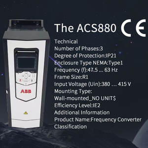 Haute technologie énorme remise ABBI 880 VFD 0.75KW-500KW 380V AC Variateur de fréquence triphasé fréquence convertisseur de fréquence - Product Image 4
