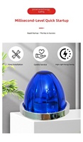 Feux de signalisation latéraux/feux de positionnement en forme de pastèque en plastique pour camions, feux LED de signalisation marine 12V/24V pour l'approvisionnement transfrontalier