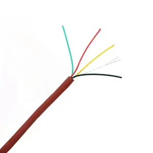 Precio de fábrica Clase 2 Cable de circuito de potencia limitada 2 4 5 6 8 Core 16awg 18 Awg 20awg Cable de cobre sólido Cable de termostato