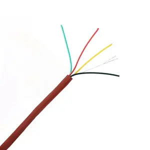 Preço de fábrica Classe 2 Poder-limitado Cabo De Circuito 2 4 5 6 8 Núcleo 16awg 18 Awg 20awg Cabo De Cobre Sólido Termostato Fio