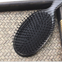 Brosse à coussin d'air démêlante de luxe avec boule en nylon poils antistatique rayé pagaie curling pour hommes femmes style séchage par soufflage
