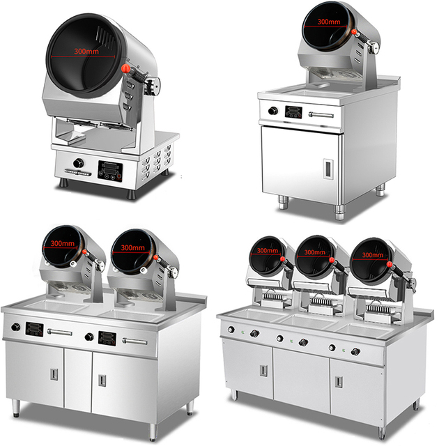 Commercial Cooking Robot for Restaurant Cooking Pot Automatic Fried Rice Wok