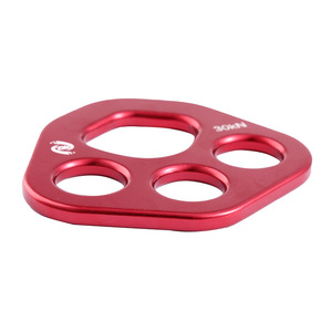 Placa de Fuerza de Cuatro Orificios ZW 30kN, Divisor de Cuerda para Anclaje en Escalada, Equipo de Escalada en Roca al Aire Libre - Product Image 2