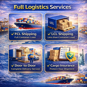 Spedizione Internazionale Efficiente FCL Trasporto Marittimo Sdoganamento Amazon FBA EXW verso l'Europa - Product Image 2