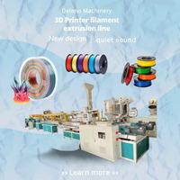 Mesin Produksi Filamen Printer 3D ABS/PLA dari Pemasok Cina dengan Ekstruder Sekrup Tunggal, Kontrol PLC, Gearbox & Mesin