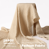 Summer New Skin-friendly Soft Natural Fiber Blended Wool Fabric for Clothing Shirts Shorts Dresses Designer