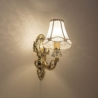 Lampe murale LED moderne en fer et tissu, idéale pour les couloirs d'hôtel, les salons, les chambres et les salles de bain – Éclairage intérieur très demandé