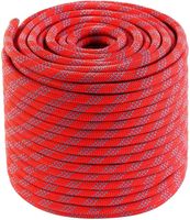 Corde de rigging statique en polyester pour arboriste, 1/2 po x 150 pi, 9000 lb, 48 brins, réglable pour l'escalade, l'arboriculture et le tirage de balançoires