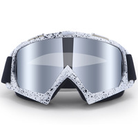 Masque de protection rétro pour cyclisme et moto avec lentille anti-vent, anti-poussière, pour le ski et le cross-country, compatible avec les casques, pour hommes et femmes