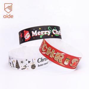Braccialetti in Carta Tyvek Resistenti allo Strappo e Impermeabili, Colorati per Feste Natalizie ed Eventi, Personalizzabili con Logo - Product Image 5