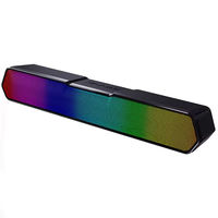 Hadiah Elektronik Promosi Perusahaan Kustom Speaker Bluetooth Soundbar 5W*2 dengan Baterai 2000mAh dan Konstruksi Plastik+Logam