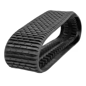 400x86x52 Zig Zag Tread trượt steers cao su bài hát cho loader bobcat Kubota john deere