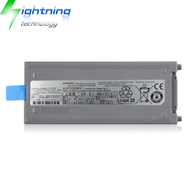 New Genuine Original CF-VZSU48 10.65V 58Wh Laptop Battery for Pana Sonic Toughbook CF-19 CF-VZSU48U CF-VZSU50 Notebook