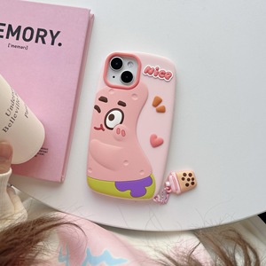 เคสโทรศัพท์ลายสพันจ์บ็อบสำหรับ iPhone 15 14 Pro Max เคสการ์ตูนสำหรับ iPhone 13 12 ซิลิโคนกันกระแทก เคสนุ่มน่ารัก - Product Image 2