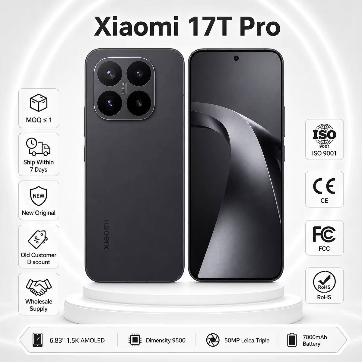 Xiaomi17T Pro <strong>Global</strong> Version 2026 New Original 5G Smartphone 144Hz 7000mAh Battery Leica Camera Waterproof Android <strong>xiaomi</strong> <strong>Phone</strong>