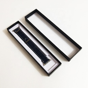 Couvercles supérieurs et inférieurs en papier rigide de faible qualité de quantité minimale de commande Coffrets cadeaux en relief personnalisés pour bracelet de montre Emballage de bracelet de montre Quantité de qualité - Product Image 4