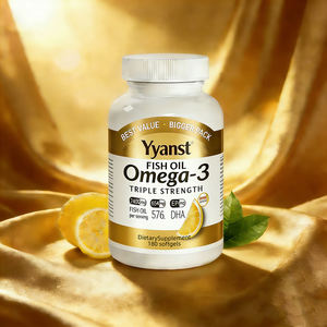 Capsules de haute qualité d'oméga-3, d'huile de poisson, d'EPA et de DHA pour soutenir la santé du cerveau, des articulations, de la peau et des cheveux. - Product Image 1